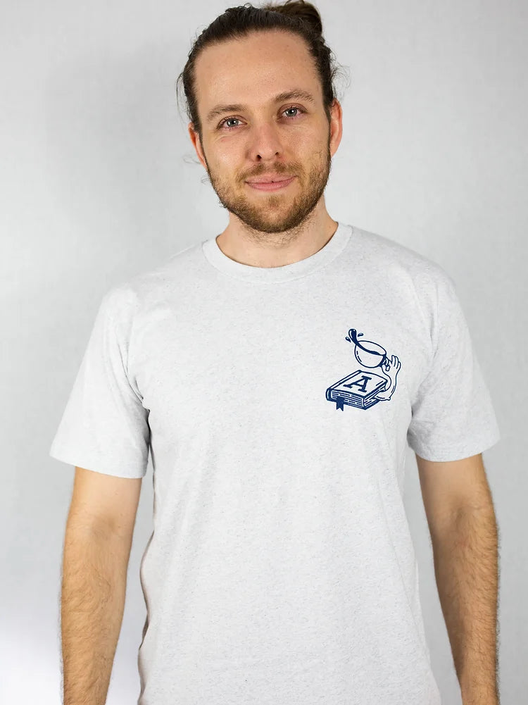 Almanac Tee 'White Marle'